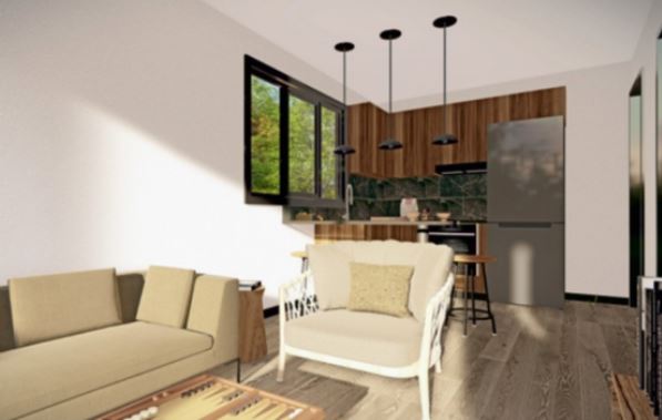 36 m² Verandalı Yaşam Alanı: Panoramik Tasarım ve Tam Donanımlı Konfor