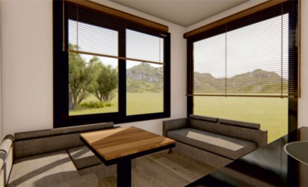 21 m² Yaşam Alanı: Kompakt, Modern ve Amerikan Mutfaklı Modüler Ev