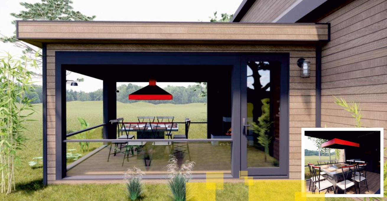 Mangal ve Şömineli Villa Yanı Kulübe: Lüks Bahçe ve Sosyal Yaşam Alanı